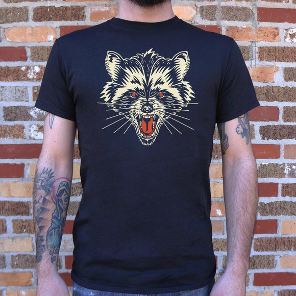 Raccoon Rage T-Shirt (Mens) Mens T-Shirt US Drop Ship 