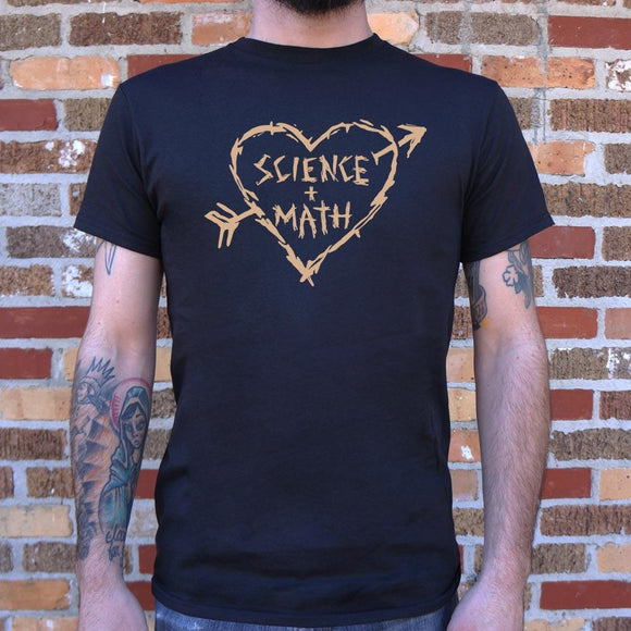 Science Loves Math T-Shirt (Mens) Mens T-Shirt US Drop Ship 