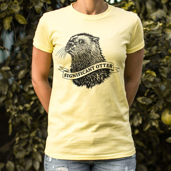 Significant Otter T-Shirt (Ladies) Ladies T-Shirt US Drop Ship 