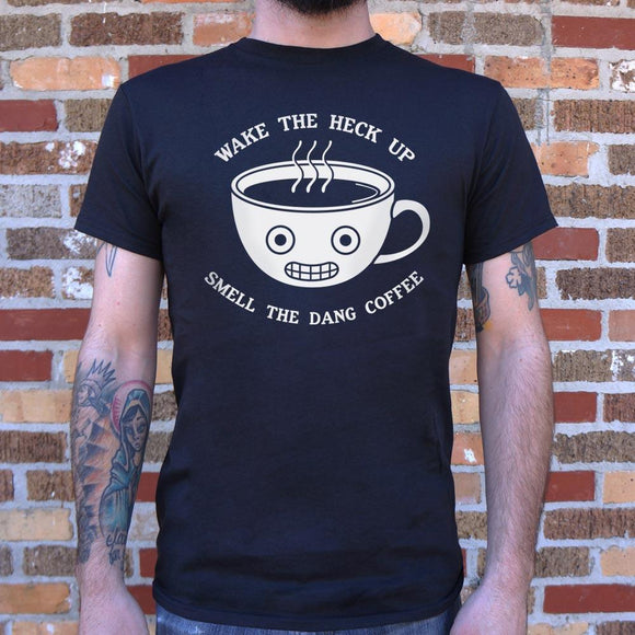 Smell The Coffee T-Shirt (Mens) Mens T-Shirt US Drop Ship 