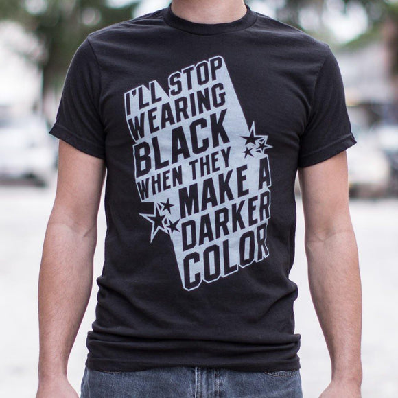 Stop Wearing Black T-Shirt (Mens) Mens T-Shirt US Drop Ship 