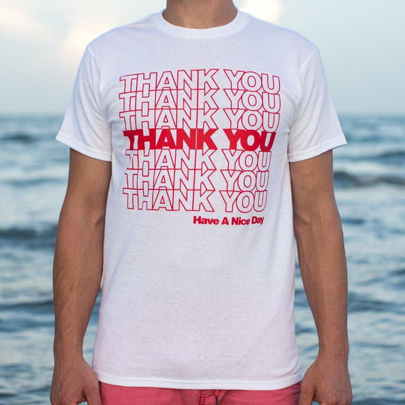 Thank You Bag T-Shirt (Mens) Mens T-Shirt US Drop Ship 