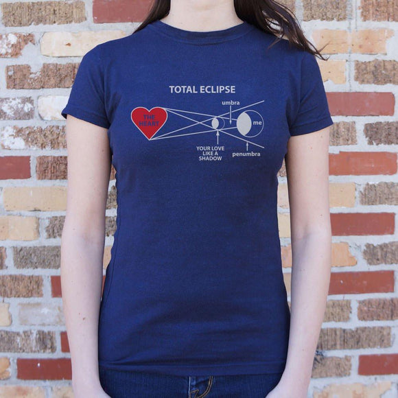 Total Eclipse T-Shirt (Ladies) Ladies T-Shirt US Drop Ship 