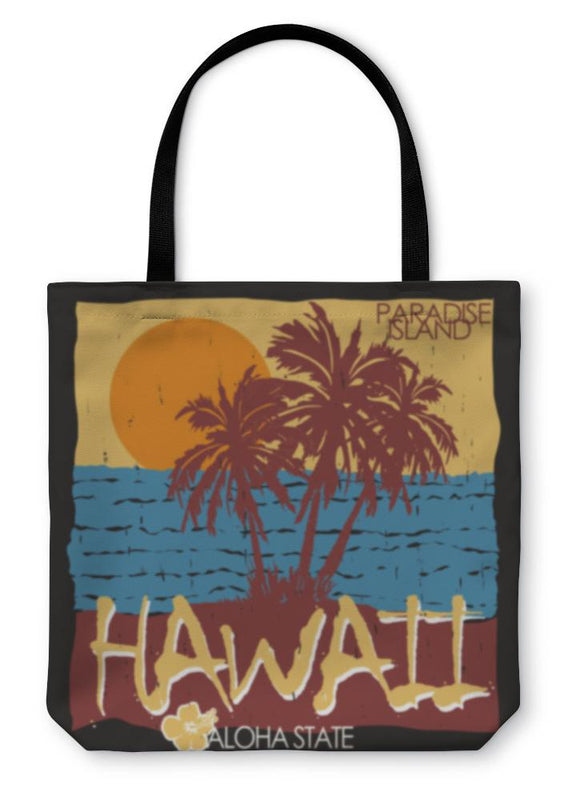 Tote Bag, Hawaii Tropical Beach Tshirt Tote Bag Gear New 