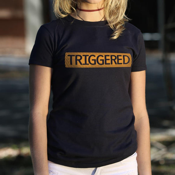 Triggered T-Shirt (Ladies) Ladies T-Shirt US Drop Ship 