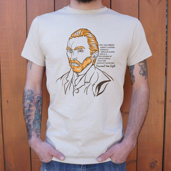 Vincent Van Gogh Quote T-Shirt (Mens) Mens T-Shirt US Drop Ship 