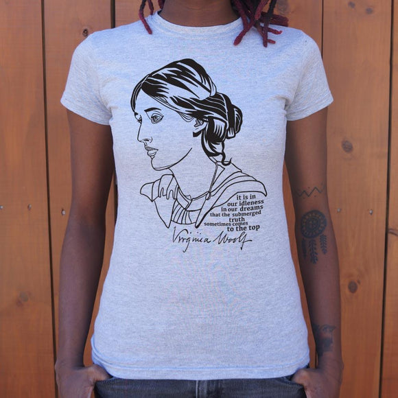 Virginia Woolf Quote T-Shirt (Ladies) Ladies T-Shirt US Drop Ship 