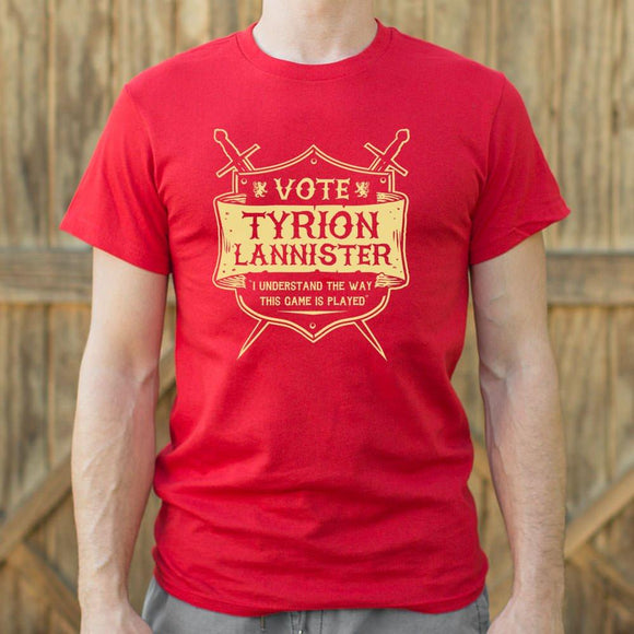 Vote Tyrion Lannister T-Shirt (Mens) Mens T-Shirt US Drop Ship 