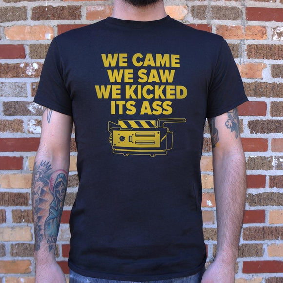 We Came We Saw We Kicked Its Ass T-Shirt (Mens) Mens T-Shirt US Drop Ship 