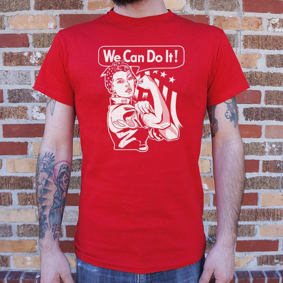 We Can Do It T-Shirt (Mens) Mens T-Shirt US Drop Ship 